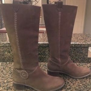 Jack Rogers Boots Brown Suede-leather upper. Sz 9